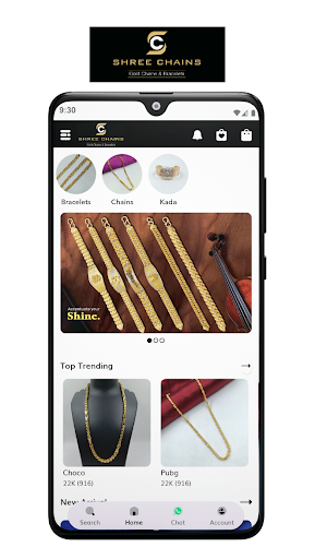 Android application Shree Chains screenshort