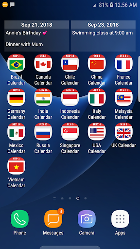Android application Mexico Calendar 2024 screenshort
