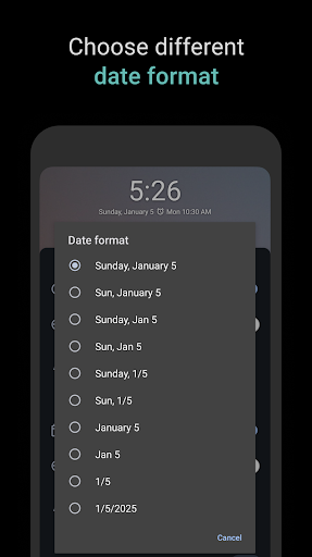 Screenshot of Digital Clock Widget