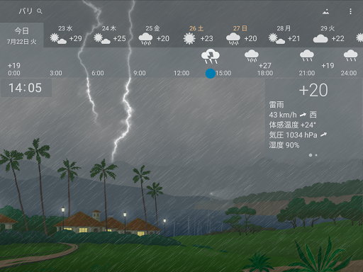 正確な天気 Yowindow ライブ壁紙 ウィジェット Google Play のアプリ
