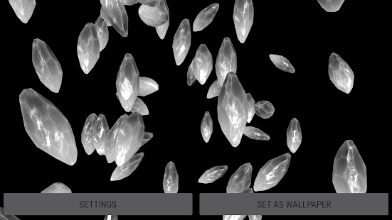 Crystals Particles 3D Live Wal Screenshot