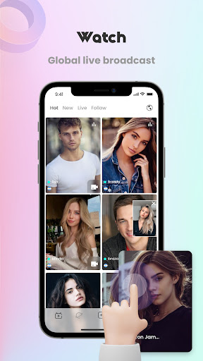 Android application Ti.Live-Live Stream&Chat screenshort