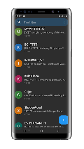 SMS MMS Messenger Screen 2