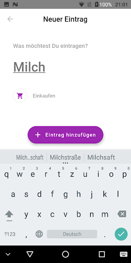 Todo-Liste Aufgabenliste Todo Screen 3