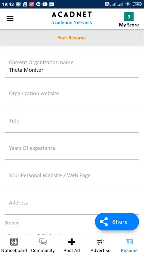 Student Internship Fresher Jo