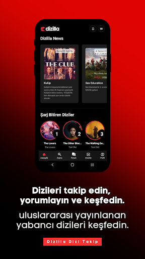 Android application Dizilla : Yabancı Dizi Takip screenshort