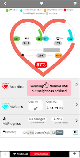 One Click to Health Screen 3