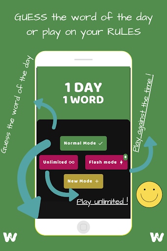 Android application 5 Letter Word Game : 1Day1Word screenshort