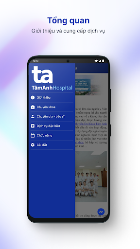 Android application TAH - Bệnh viện Tâm Anh screenshort