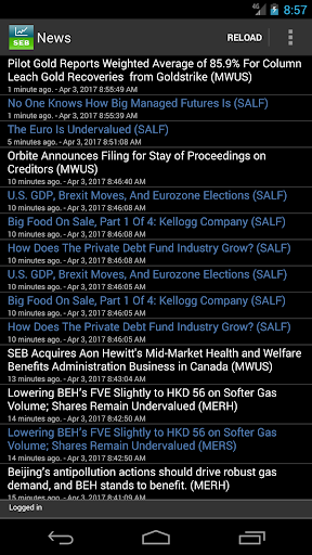 SEB Active Trading Screen 2