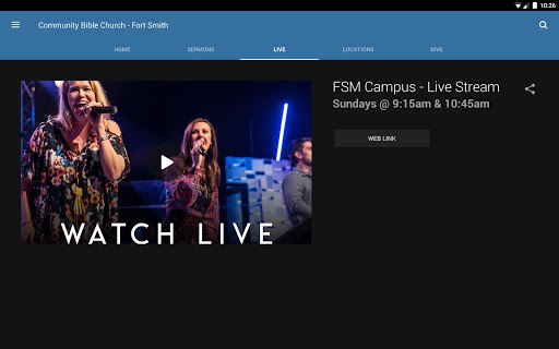 Screenshot of Community Bible Church