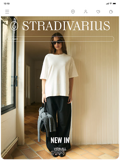 Screenshot of Stradivarius - Clothing Store