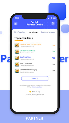 Eat1st Partner Screen 2