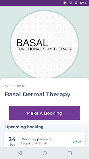 Android application Basal Dermal Therapy screenshort