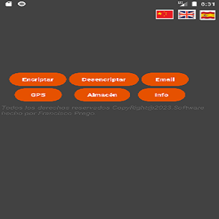 Android application Multifunction encrypter screenshort