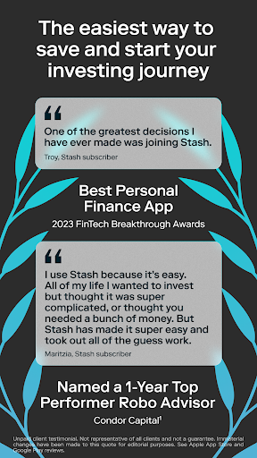 Screenshot of Stash: Investing made easy