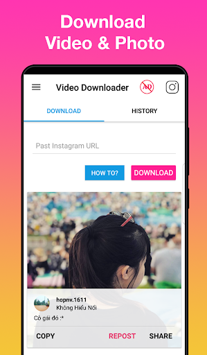 Repost & Video Downloader Screen 3