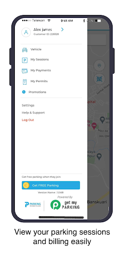 Screenshot of Parking Payments