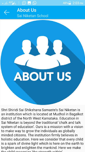 Sai Niketan Institutions, Mudh Screen 3
