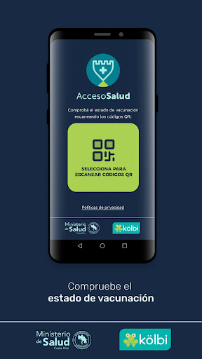 Android application Acceso Salud screenshort
