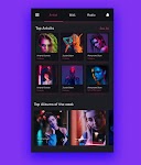 screenshot of Social Music Player & Radio Pl