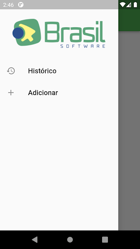 Android application Acesse Coletor screenshort