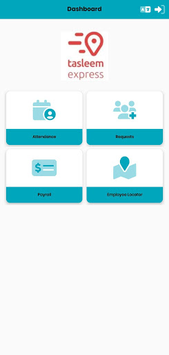 Android application Tasleem HRPayroll screenshort