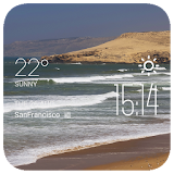 Tangier weather widget/clock icon