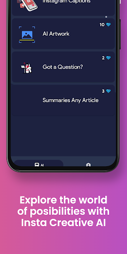 Insta Creative AI Screen 2