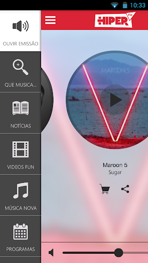 Android application Hiper Fm screenshort