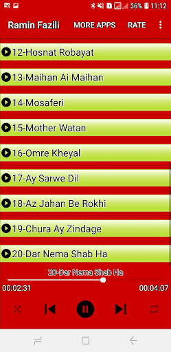 آهنگ های رامین فضلی Screen 2