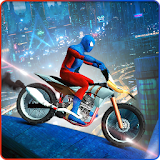 Spider Hero Racing Bike - Spider Power Superhero icon