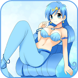 Anime Mermaid Girls Puzzle icon