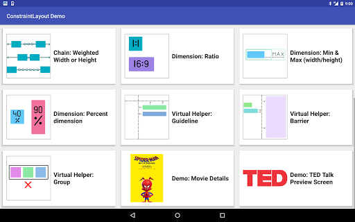 ConstraintLayout Demo