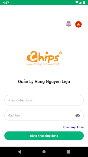 Android application Chips Farming screenshort