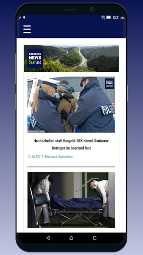 Breaking News Saarland Screen 2