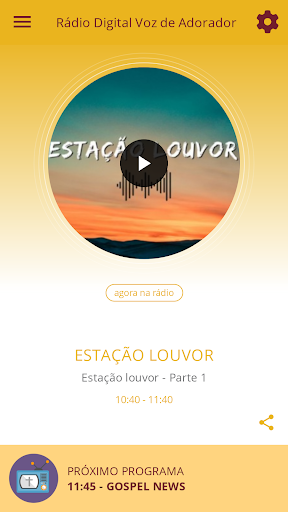 Android application Rádio Digital Voz de Adorador screenshort