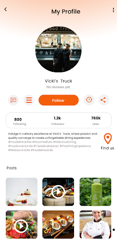 Foodies Finder Screen 3