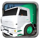 Garbage vehicle off road icon