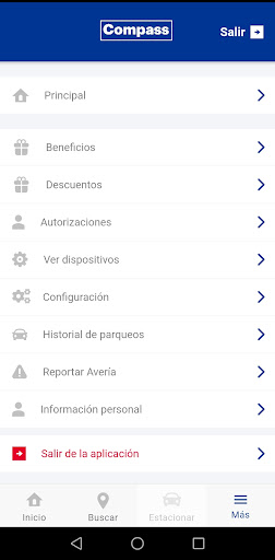 Screenshot of Compass App