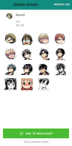 OtakuMood Stickers Screen 2