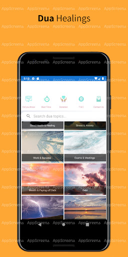 Android application Dua Healings screenshort