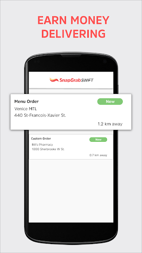 Android application SG Swift Driver screenshort