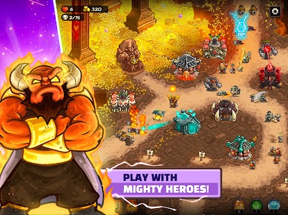 Екранна снимка на играта Kingdom Rush Vengeance TD