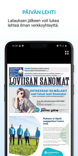 Loviisan Sanomat – päivän leht Screen 3