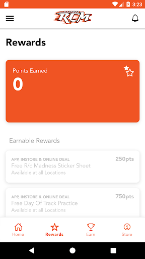 Android application RC Madness Rewards screenshort