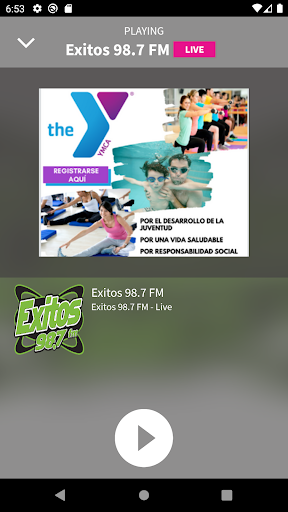 Exitos 98.7 Screen 2