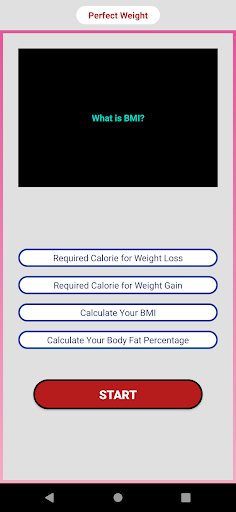 Ideal Weight Calculator Screen 2