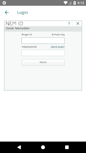 pleje borger Screen 2