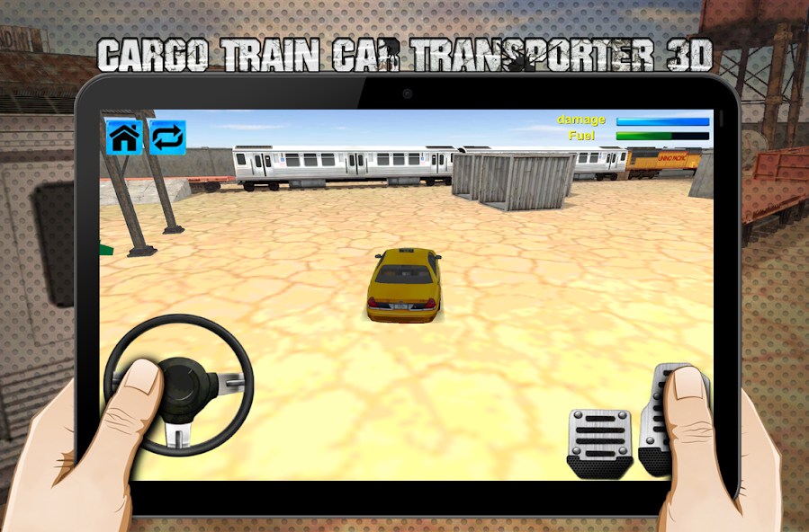 cargo train car transporter 3D 1.7 APK + Mod (Unlimited money) untuk android